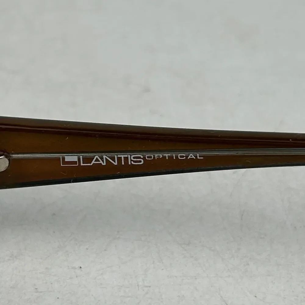 Lantis Optical L6002 Eyeglasses Frame Unisex Kids‎ Black Brown Plastic 52-14-130